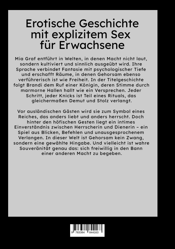 Weitere Ansicht: Eine seltsame Art von Königin | Mia Graf