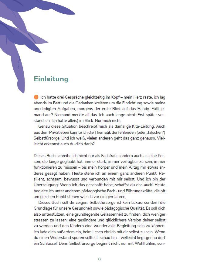 Weitere Ansicht: Selbstfürsorge für pädagogische Fachkräfte | Rebekka Asbach