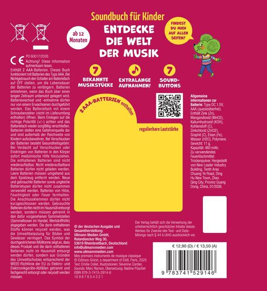 Weitere Ansicht: So klingen Musikinstrumente - Klassik für Kinder | Emilie Collet