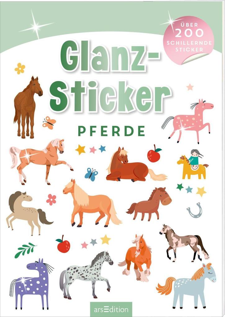 Produktbild: Glanz-Sticker - Pferde