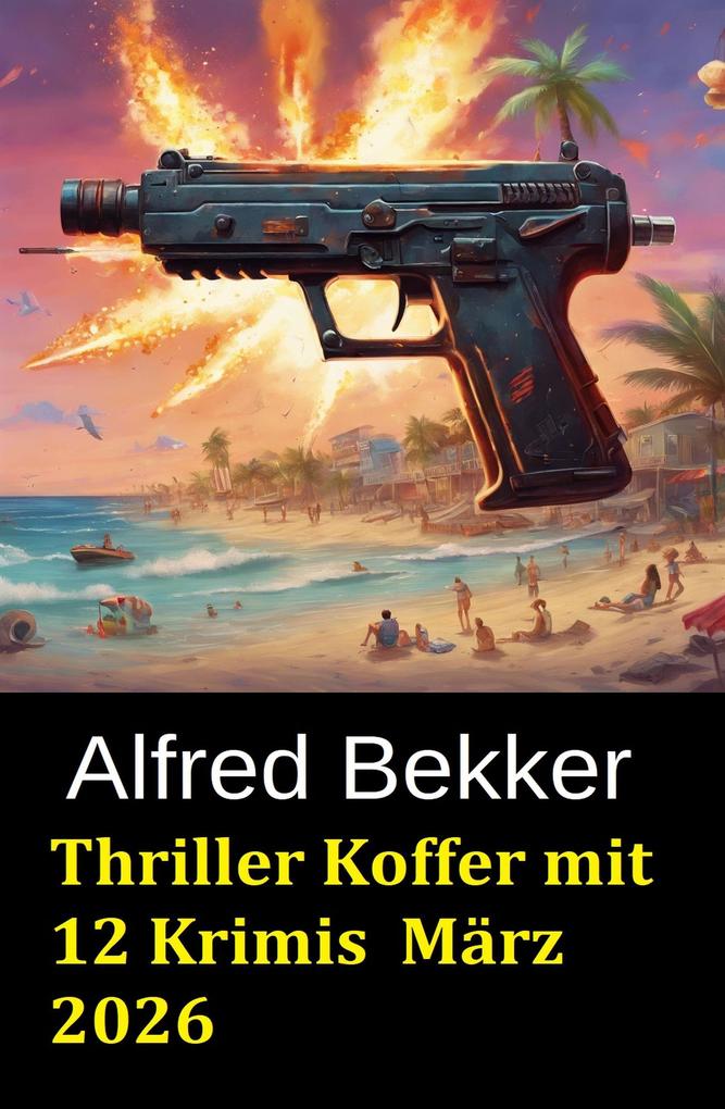 Produktbild: Thriller Koffer mit 12 Krimis März 2026 | Alfred Bekker