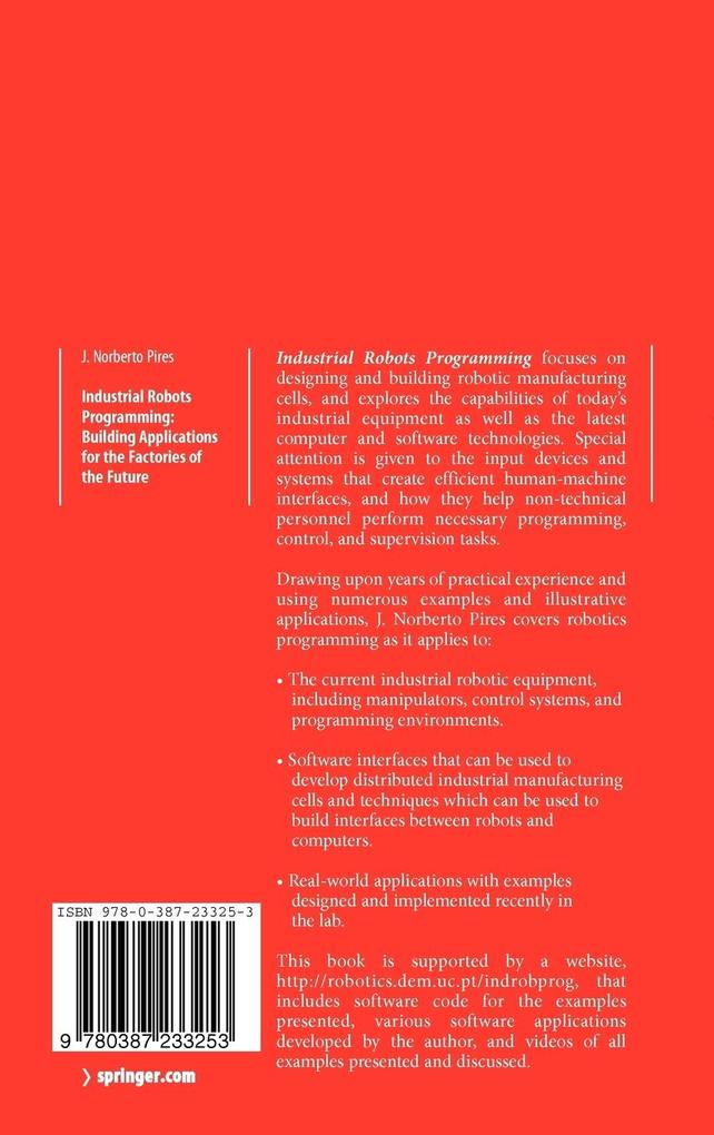 Weitere Ansicht: Industrial Robots Programming | J Norberto Pires