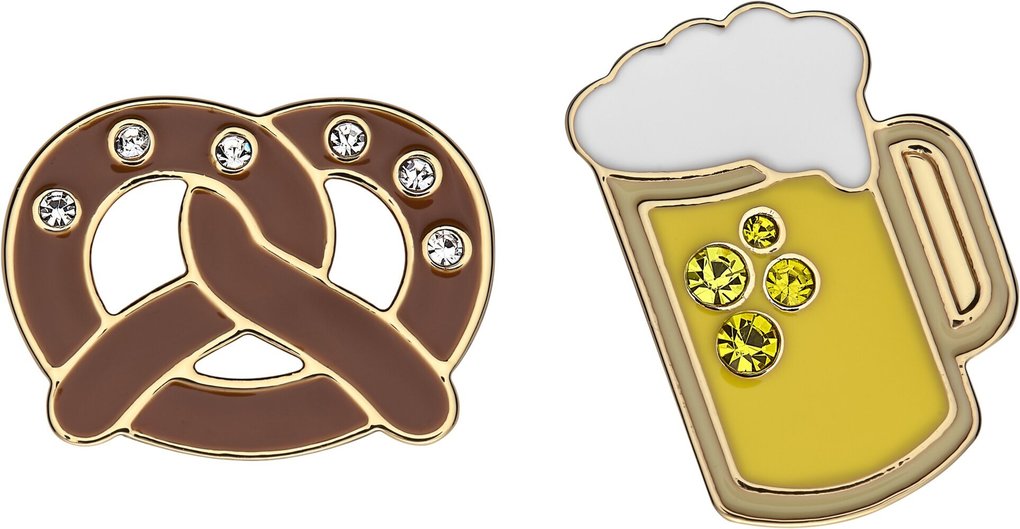 Weitere Ansicht: Moleskine Country Pins Deutschland (2er-Set), Brezel+ Bier