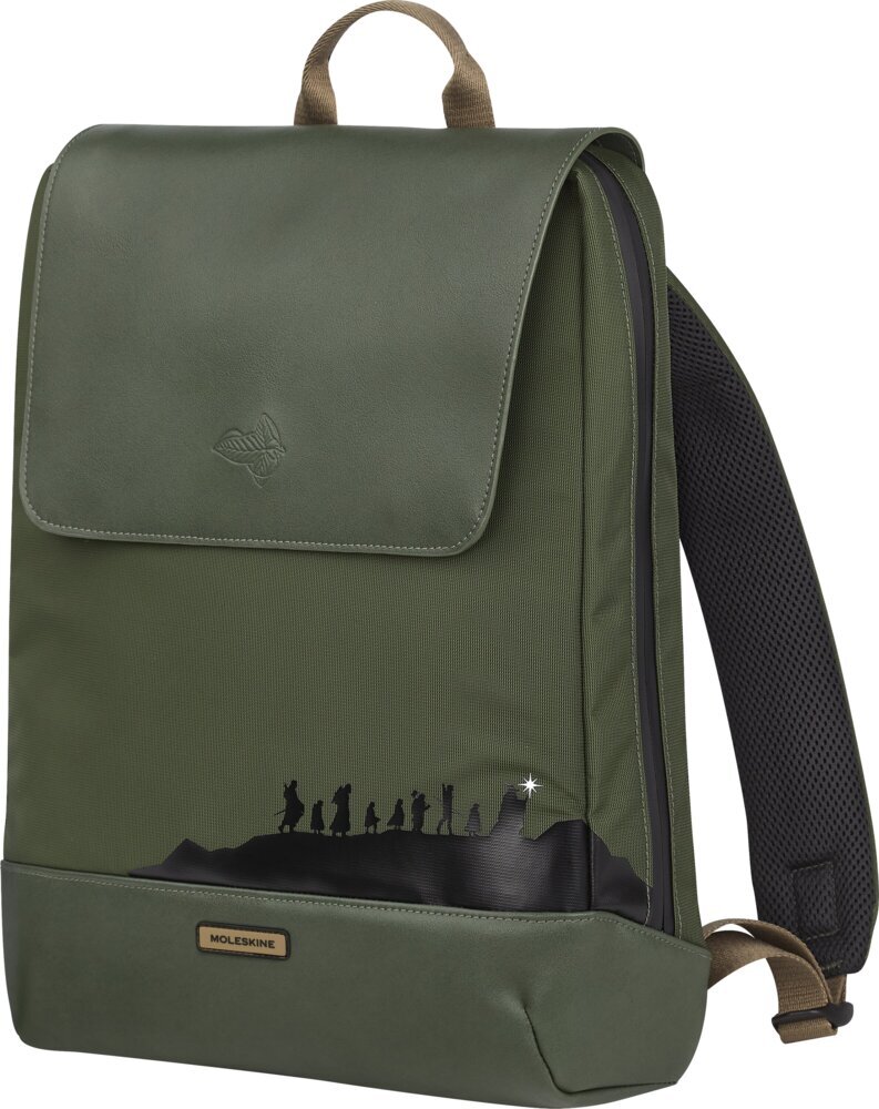 Weitere Ansicht: Moleskine Der Herr der Ringe Metro Backpack Slim, Moosgrün