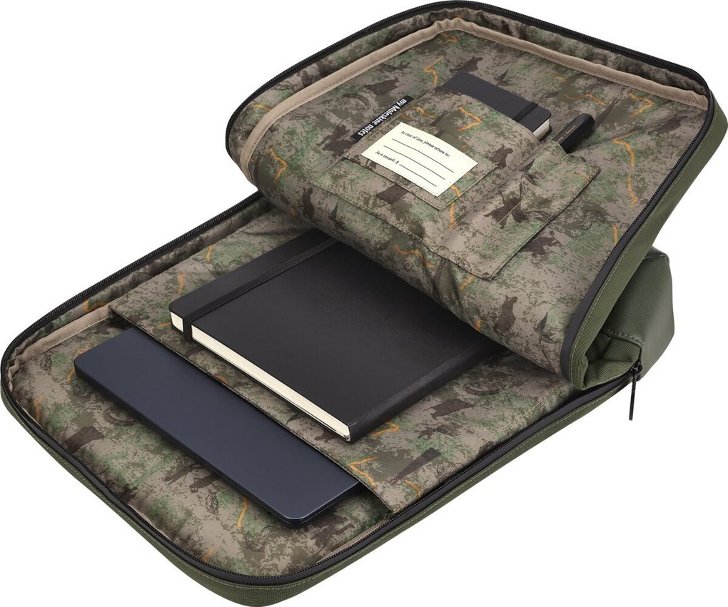 Weitere Ansicht: Moleskine Der Herr der Ringe Metro Backpack Slim, Moosgrün