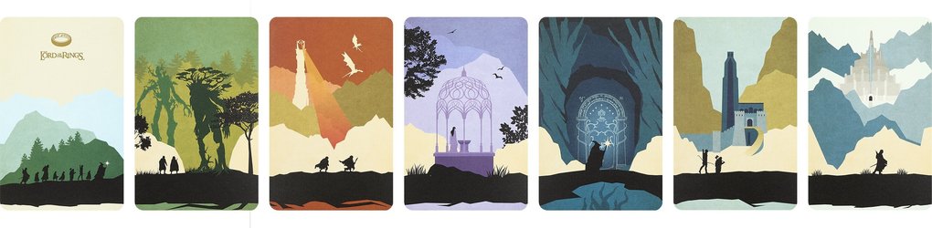 Weitere Ansicht: Moleskine Der Herr der Ringe Postkarten (7er-Set)