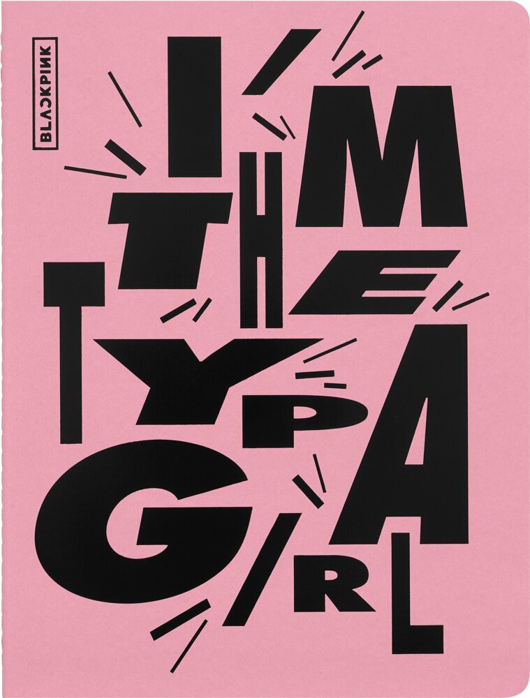 Weitere Ansicht: Moleskine X Blackpink Cahier XL, blanko, weicher Einband