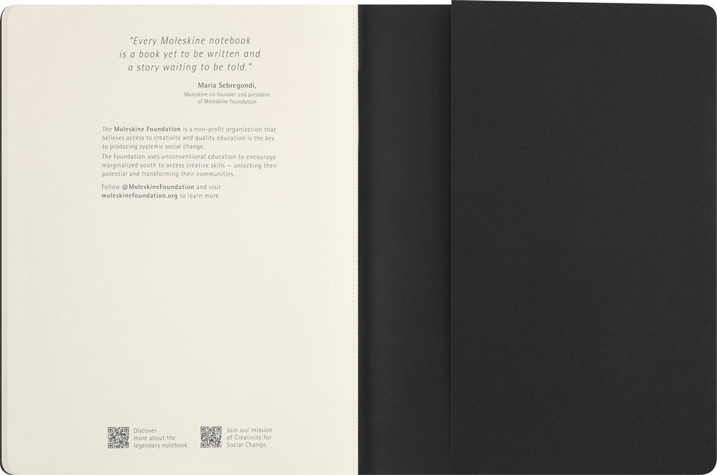 Weitere Ansicht: Moleskine X Blackpink Cahier XL, blanko, weicher Einband