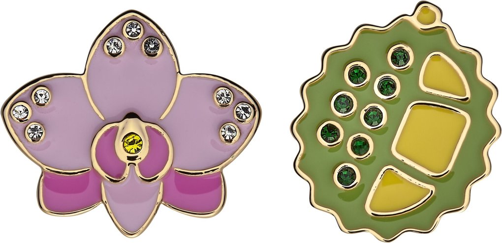 Weitere Ansicht: Moleskine Country Pins Singapur (2er-Set), Orchidee+ Durian