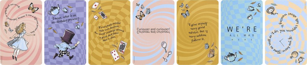 Weitere Ansicht: Moleskine Alice im Wunderland Postkarten (7 Stück)