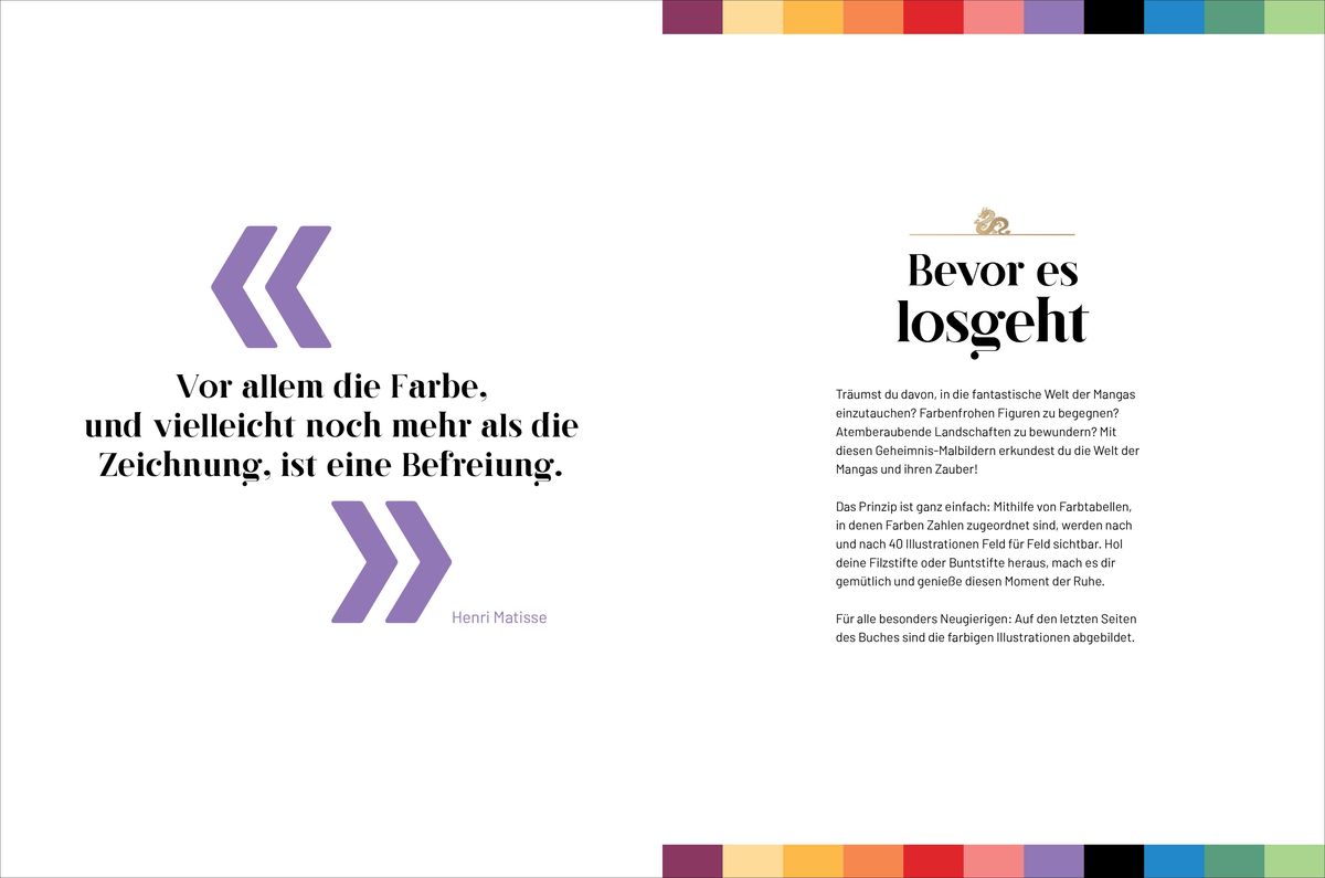 Weitere Ansicht: Malen nach Zahlen: Manga
