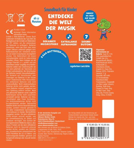 Weitere Ansicht: So klingt Mozart - Klassik für Kinder | Emilie Collet