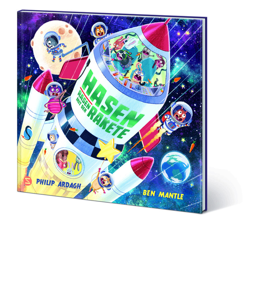 Weitere Ansicht: Hasen rasen mit der Rakete | Philip Ardagh, Ben Mantle