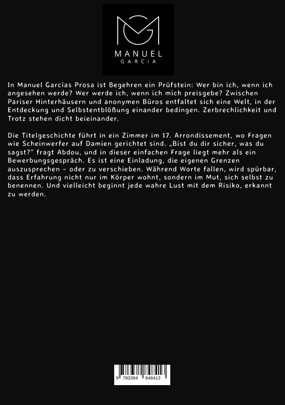 Weitere Ansicht: Homosexuelle Erfahrungen. 6 | Manuel García
