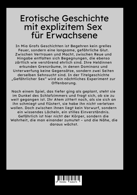 Weitere Ansicht: Gefährlicher Sex. 2 | Mia Graf