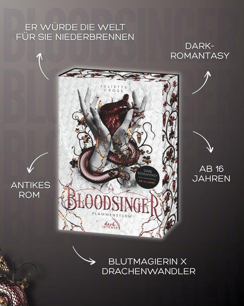 Weitere Ansicht: Flammensturm (Band 2) - Bloodsinger | Juliette Cross