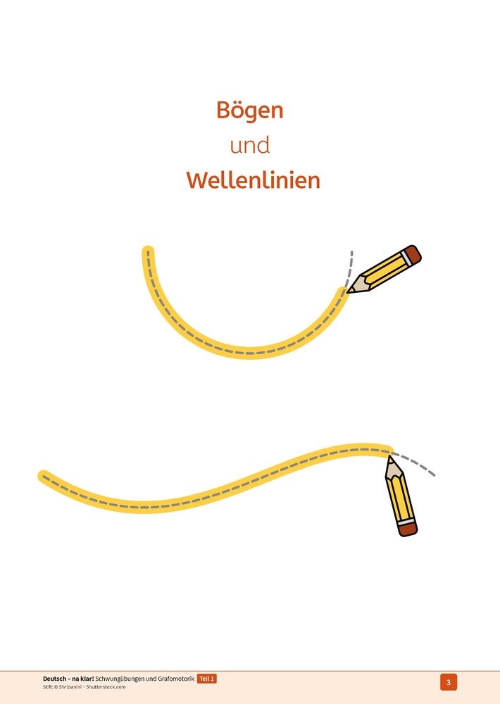 Weitere Ansicht: Deutsch - na klar! Schwungübungen und Grafomotorik Teil 1