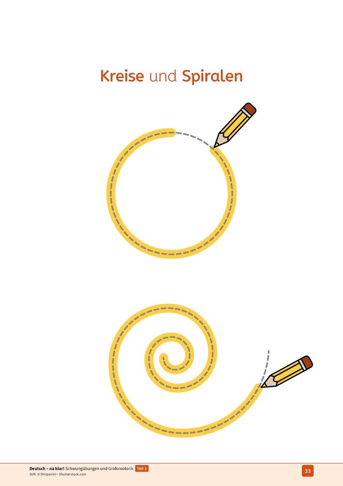 Weitere Ansicht: Deutsch - na klar! Schwungübungen und Grafomotorik Teil 1