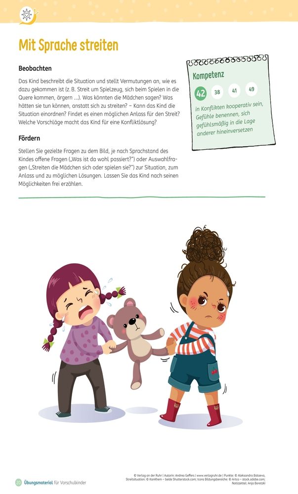 Weitere Ansicht: Übungsmaterial für Vorschulkinder | Andrea Geffers