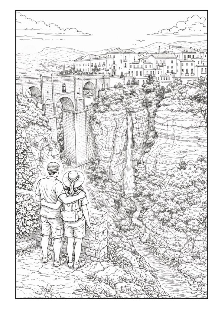 Weitere Ansicht: SPANIEN Malbuch für Erwachsene mit 50 wunderschönen Ausmalmotiven | Josef Mickey Müller