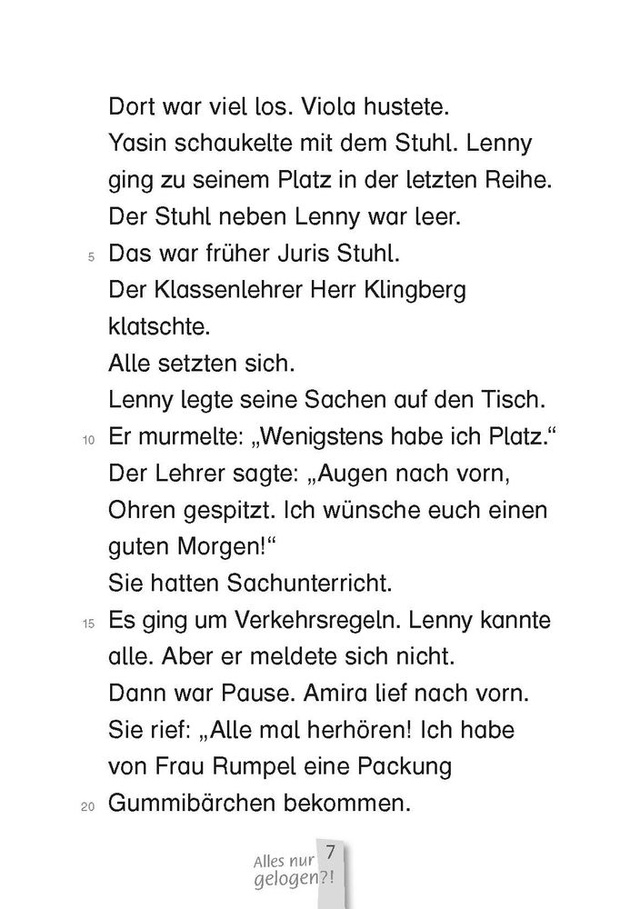 Weitere Ansicht: Alles nur gelogen?! - Lesestufe 1 | Petra Bartoli y Eckert