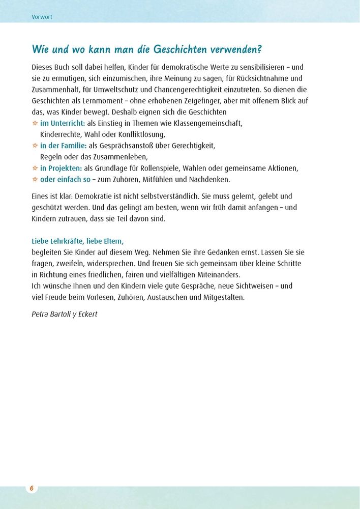 Weitere Ansicht: 40 Geschichten zur Demokratiebildung | Petra Bartoli y Eckert