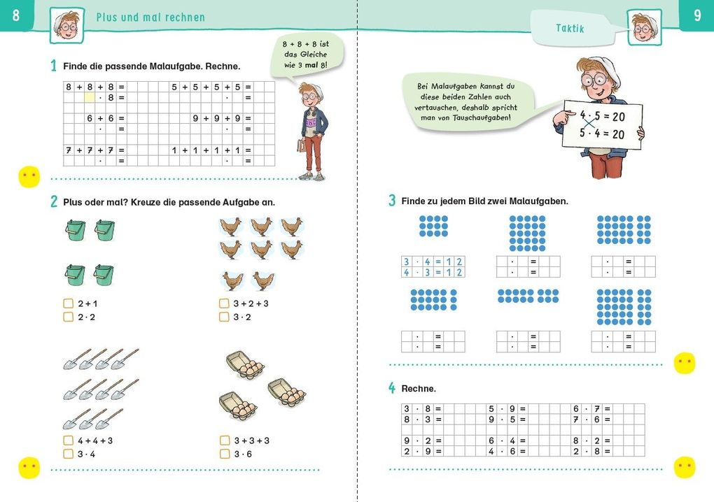 Weitere Ansicht: Übungsheft Mathematik - Einmaleins 2./3. Klasse | Kim Wagner