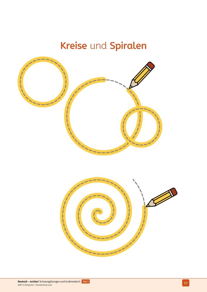 Weitere Ansicht: Deutsch - na klar! Schwungübungen und Grafomotorik Teil 2