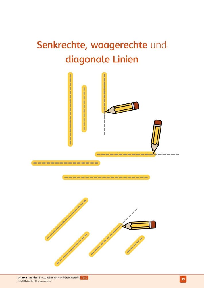 Weitere Ansicht: Deutsch - na klar! Schwungübungen und Grafomotorik Teil 2