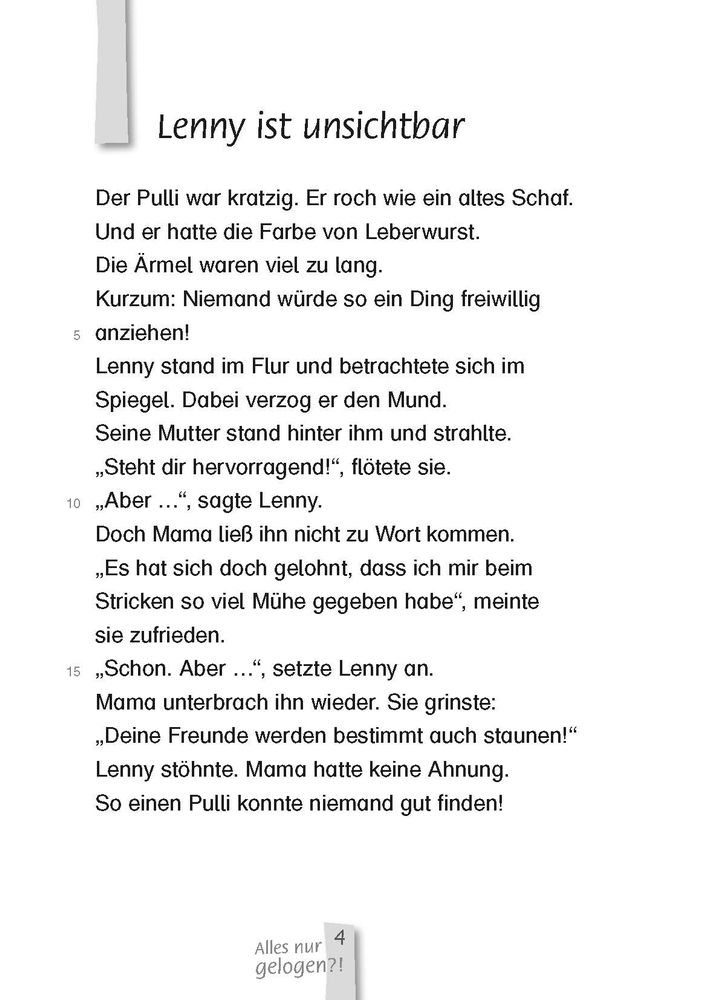 Weitere Ansicht: Alles nur gelogen?! - Lesestufe 2 | Petra Bartoli y Eckert