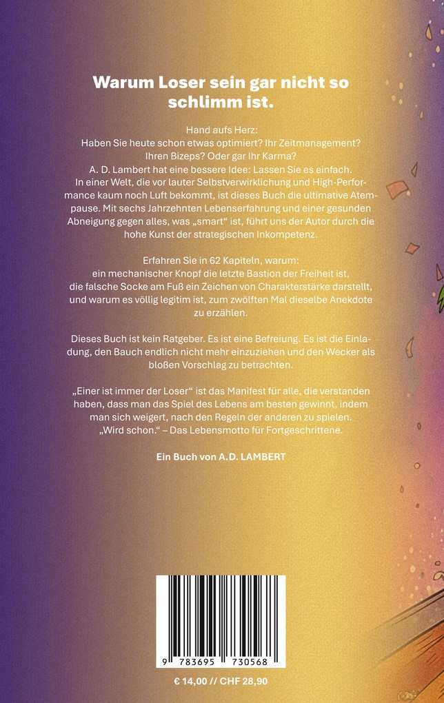 Weitere Ansicht: Einer ist immer der Loser | A. D. Lambert