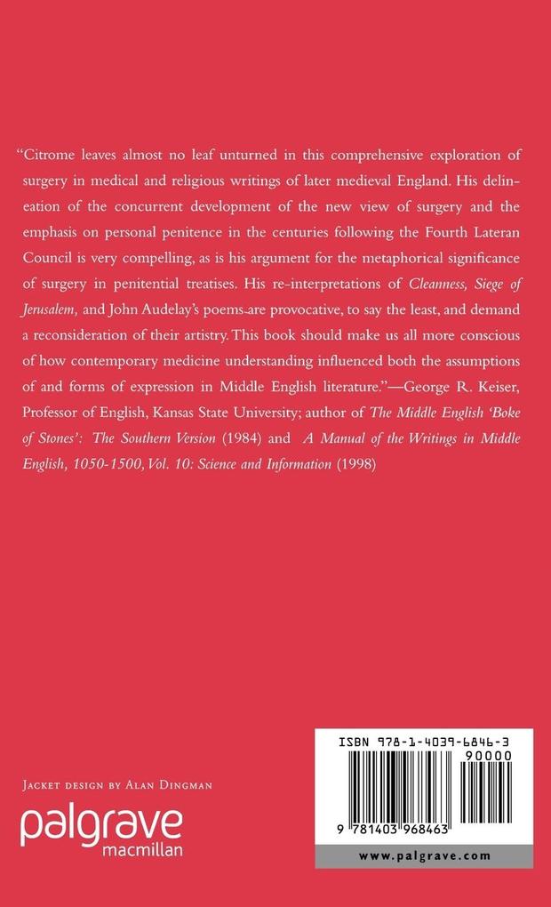 Weitere Ansicht: The Surgeon in Medieval English Literature | J. Citrome