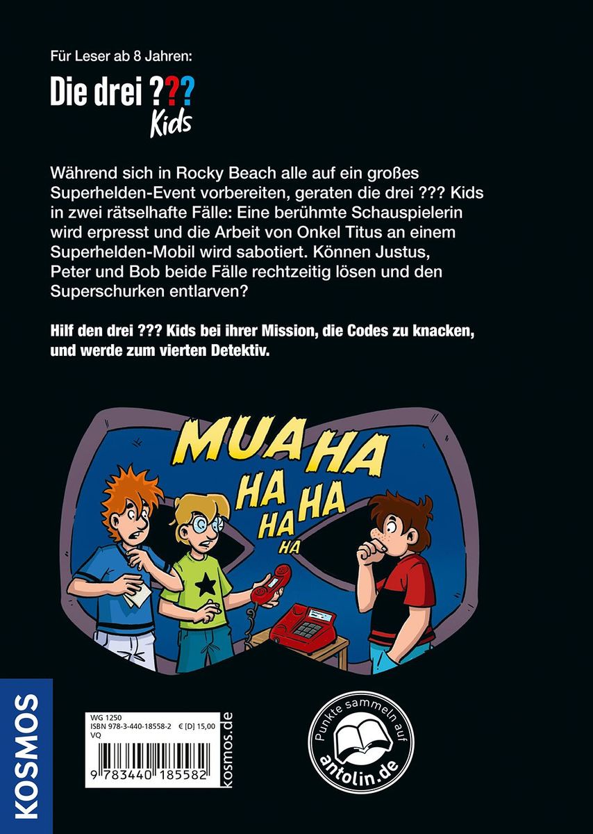 Weitere Ansicht: Die drei ??? Kids, Mission Superhelden-Code | Nina Schiefelbein