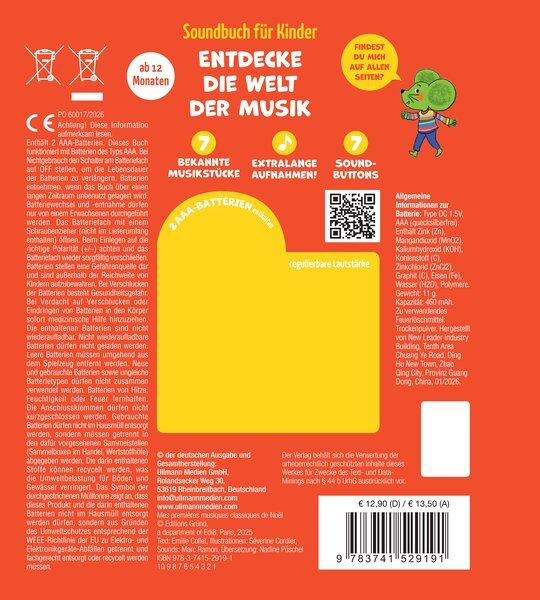 Weitere Ansicht: So klingt Weihnachten - Klassik für Kinder | Emilie Collet