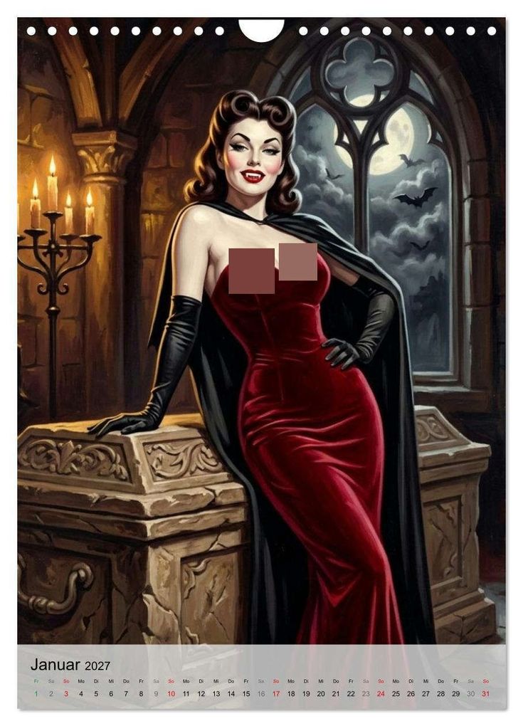 Weitere Ansicht: Monster-Girls (Wandkalender 2027 DIN A4 hoch), CALVENDO Monatskalender | Liam Blue, Calvendo