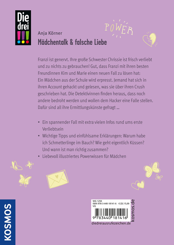 Weitere Ansicht: Die drei !!!, Mädchentalk & falsche Liebe | Anja Körner