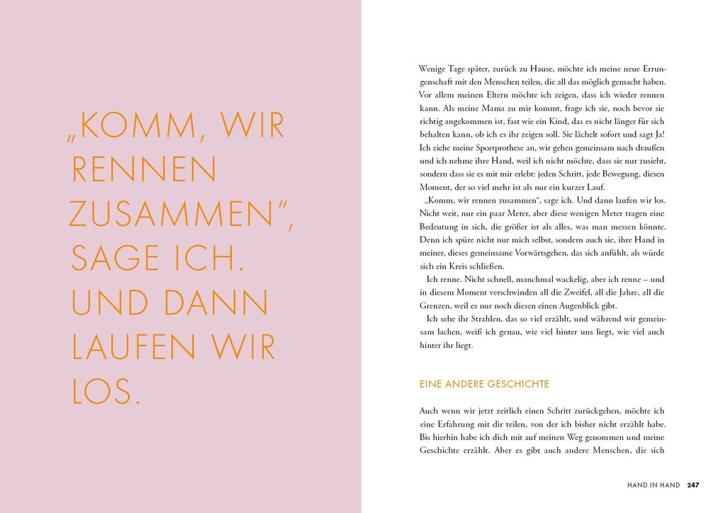 Weitere Ansicht: Komme was wolle - Ich gehe weiter | Anna Osicki