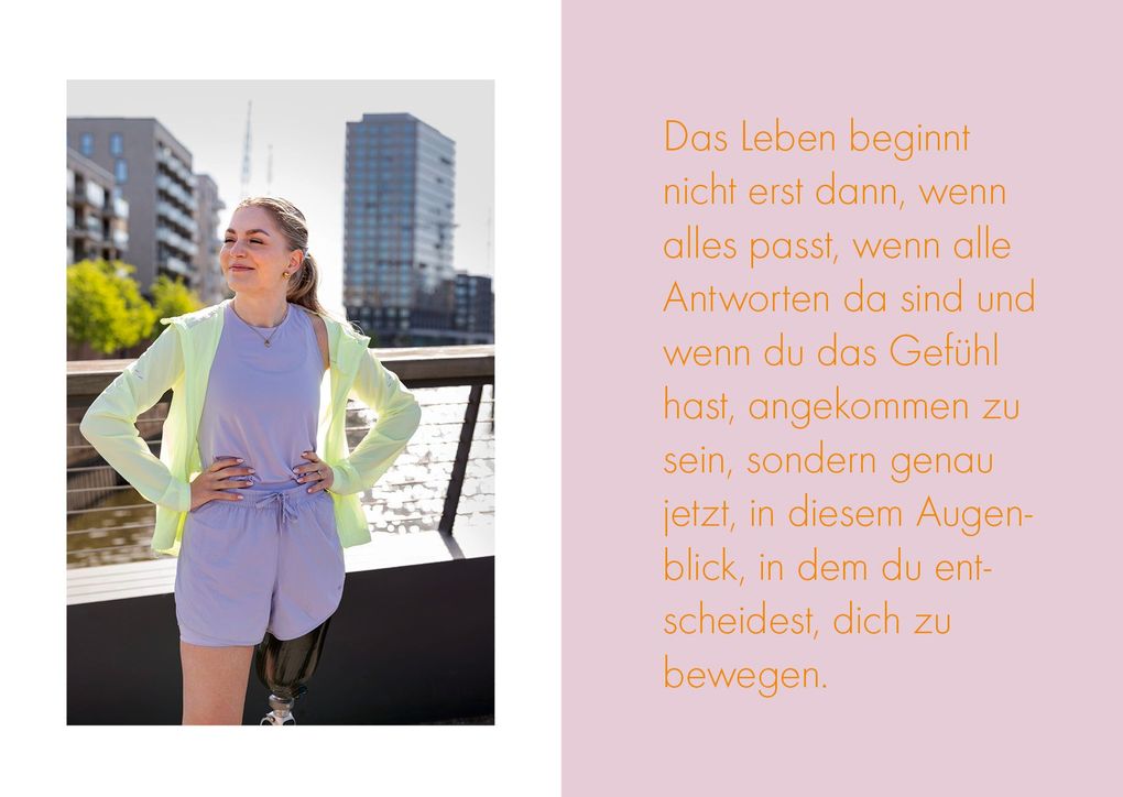 Weitere Ansicht: Komme was wolle - Ich gehe weiter | Anna Osicki