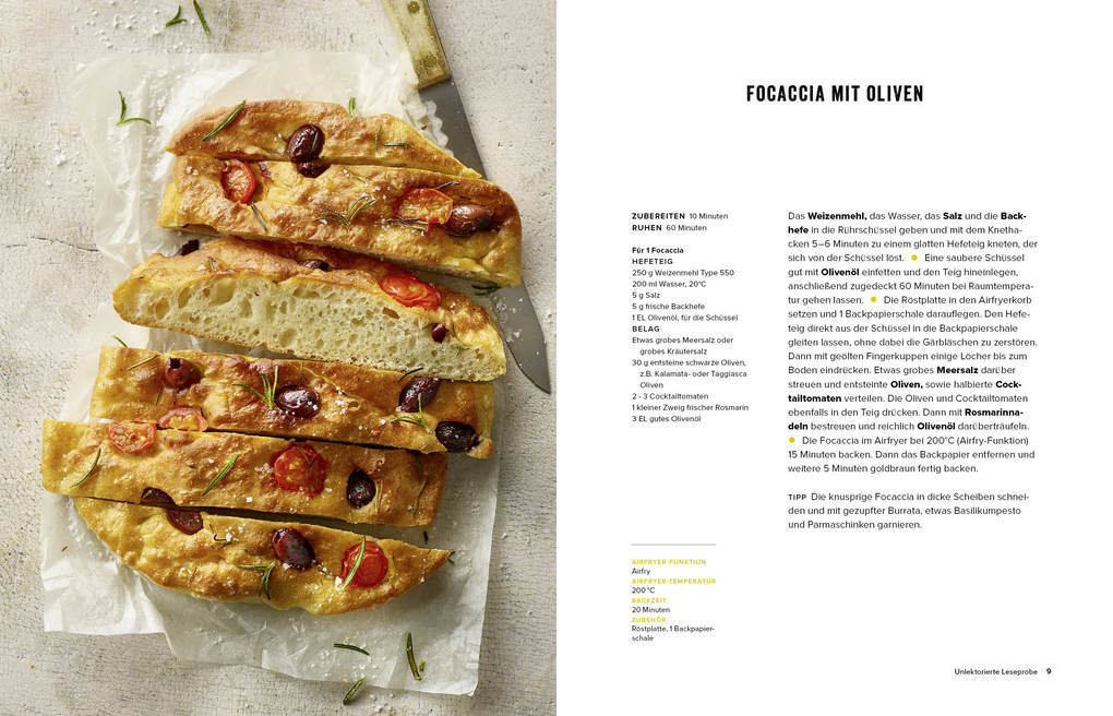 Weitere Ansicht: Airfryer-Blitzrezepte Backen | Christian Henze
