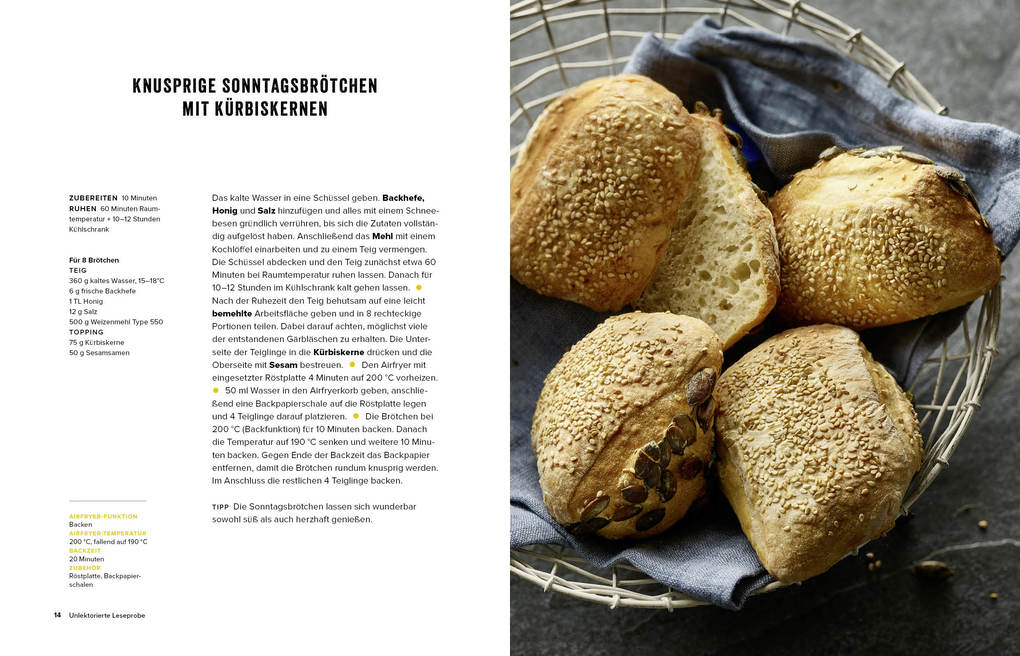 Weitere Ansicht: Airfryer-Blitzrezepte Backen | Christian Henze