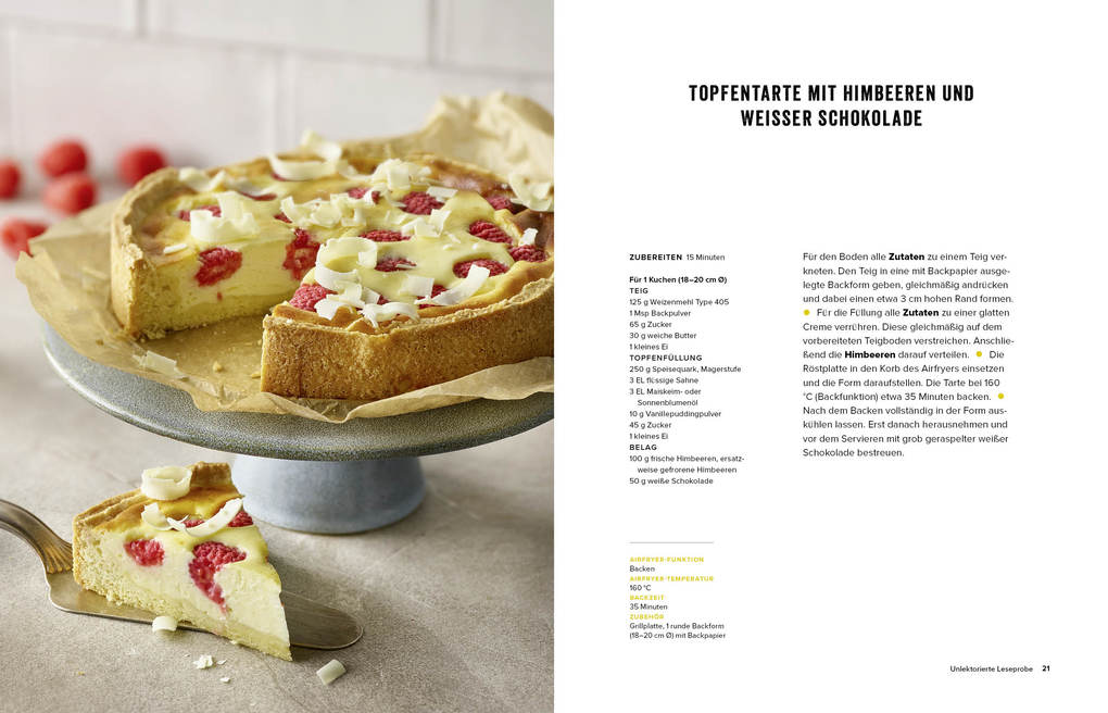 Weitere Ansicht: Airfryer-Blitzrezepte Backen | Christian Henze