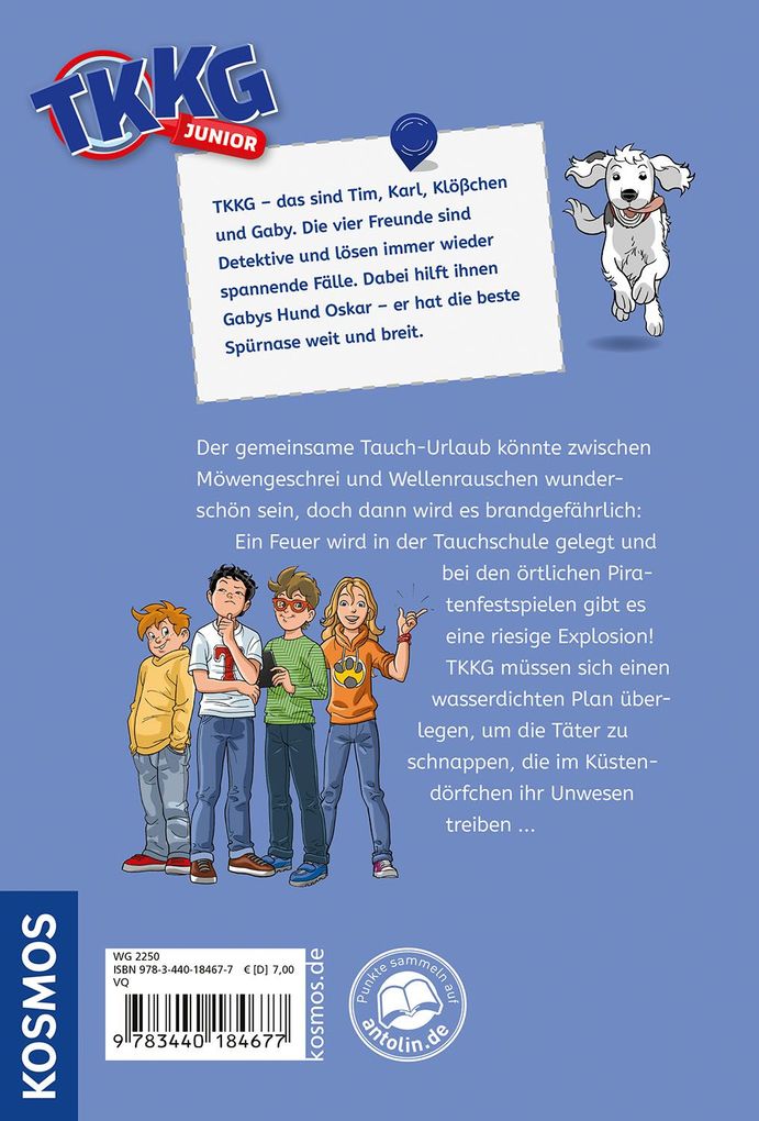 Weitere Ansicht: TKKG Junior, Detektive auf Tauchstation | Benjamin Schreuder