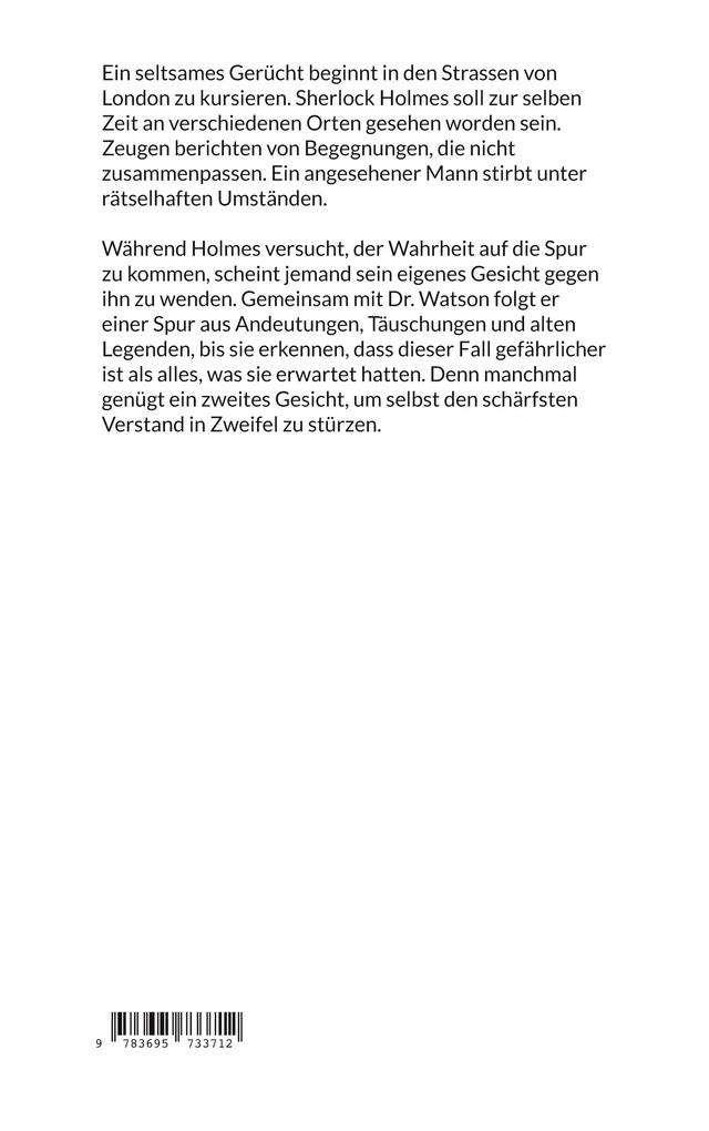 Weitere Ansicht: Sherlock Holmes und das zweite Gesicht | E. Ray Sanders