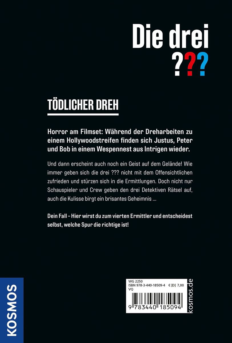 Weitere Ansicht: Die drei ??? Dein Fall, Tödlicher Dreh | Marco Sonnleitner