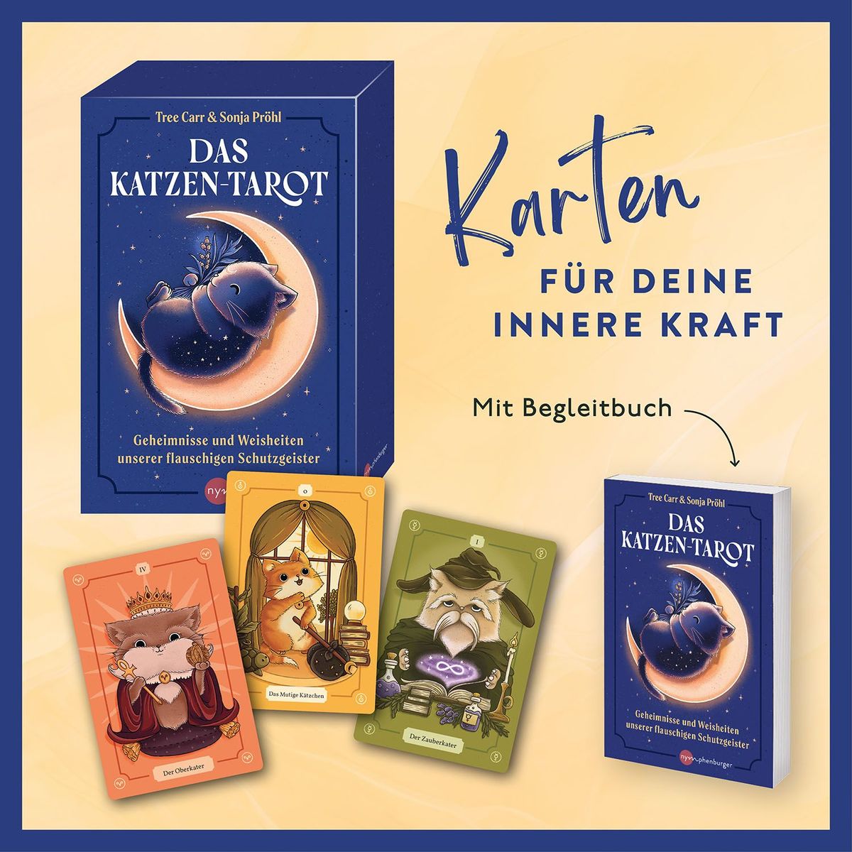 Weitere Ansicht: Das Katzen-Tarot | Tree Carr, Sonja Pröhl