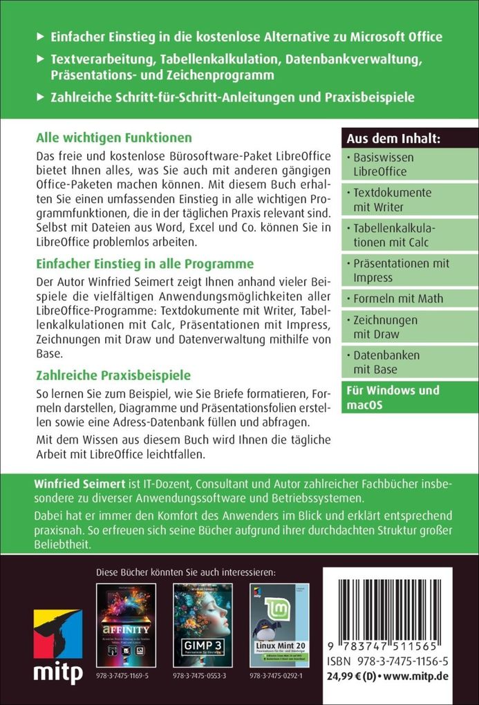 Weitere Ansicht: LibreOffice 26 | Winfried Seimert