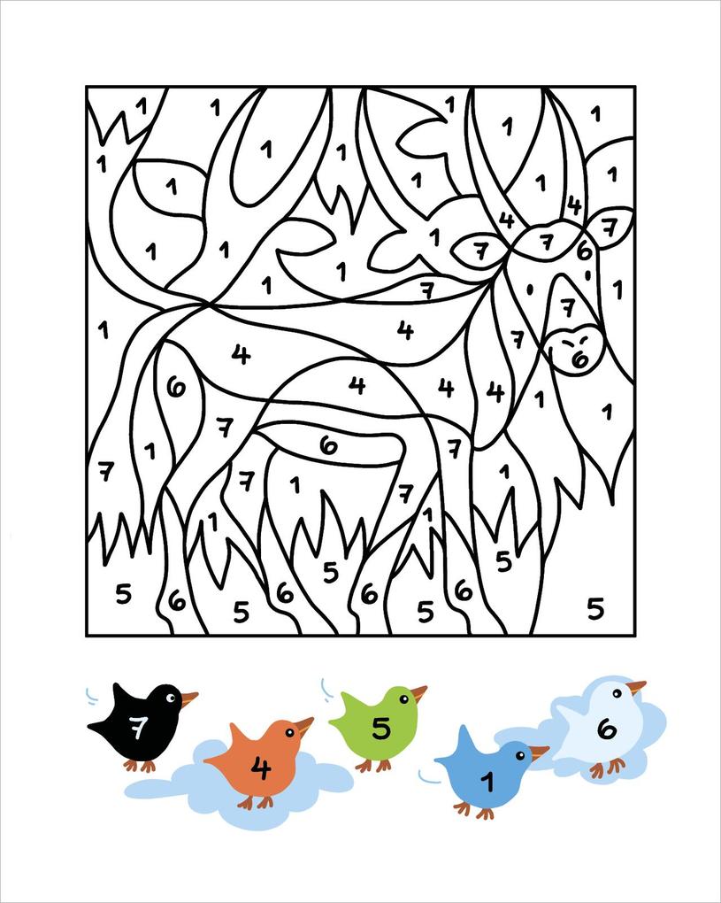 Weitere Ansicht: Malen nach Zahlen Mini - Tiere
