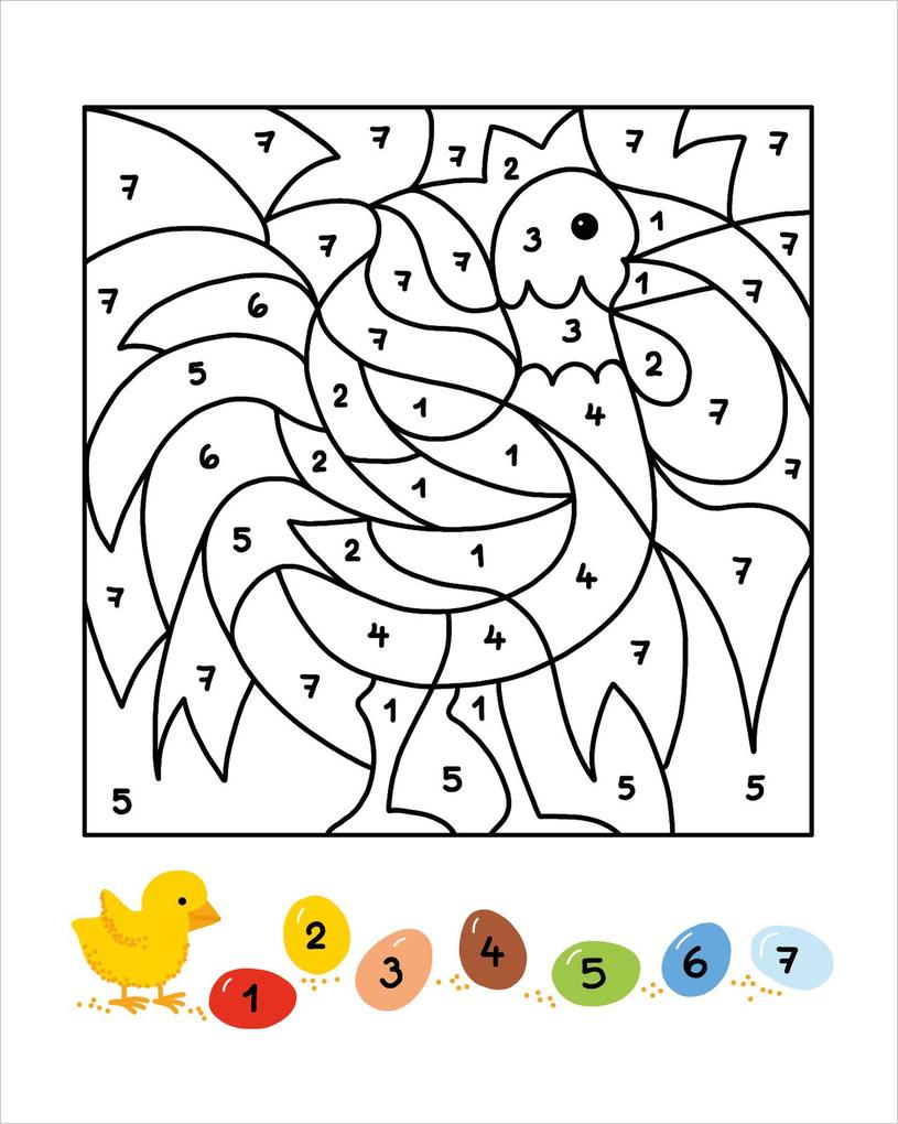 Weitere Ansicht: Malen nach Zahlen Mini - Tiere