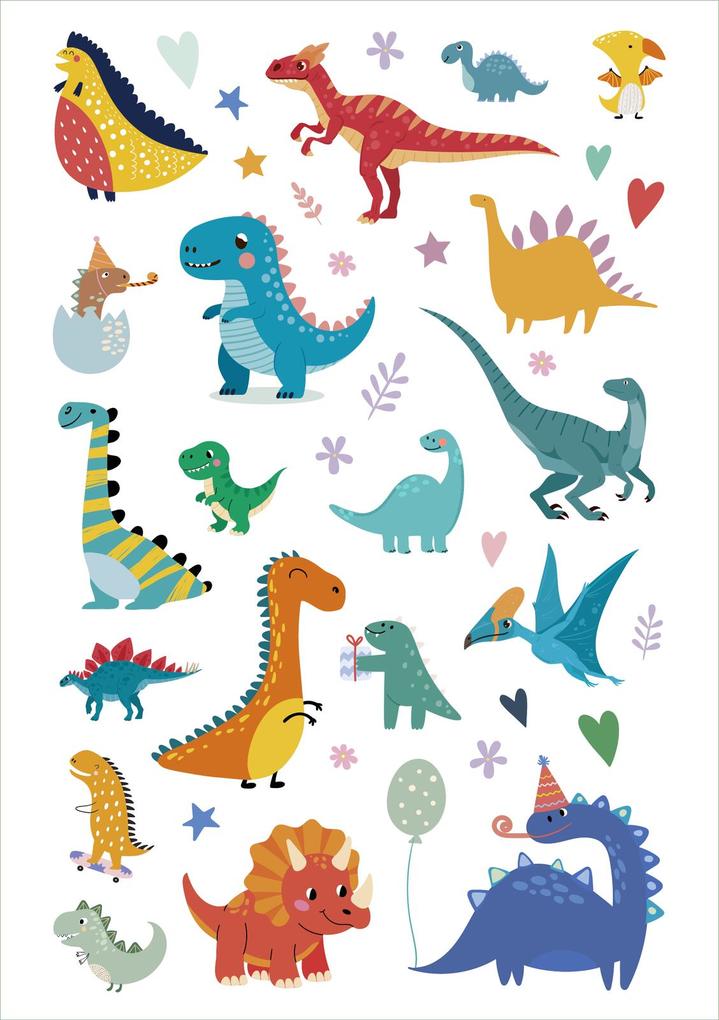 Weitere Ansicht: Glanz-Sticker - Dinosaurier