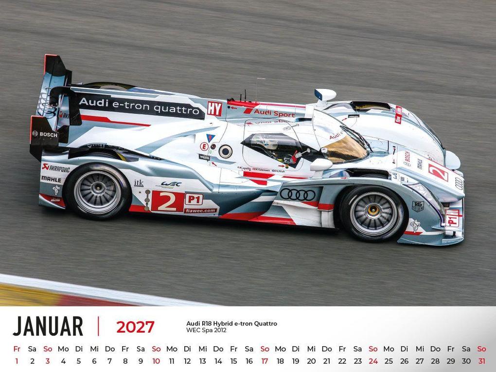 Weitere Ansicht: Audi im Rennsport Kalender 2027 | Frank Pommer